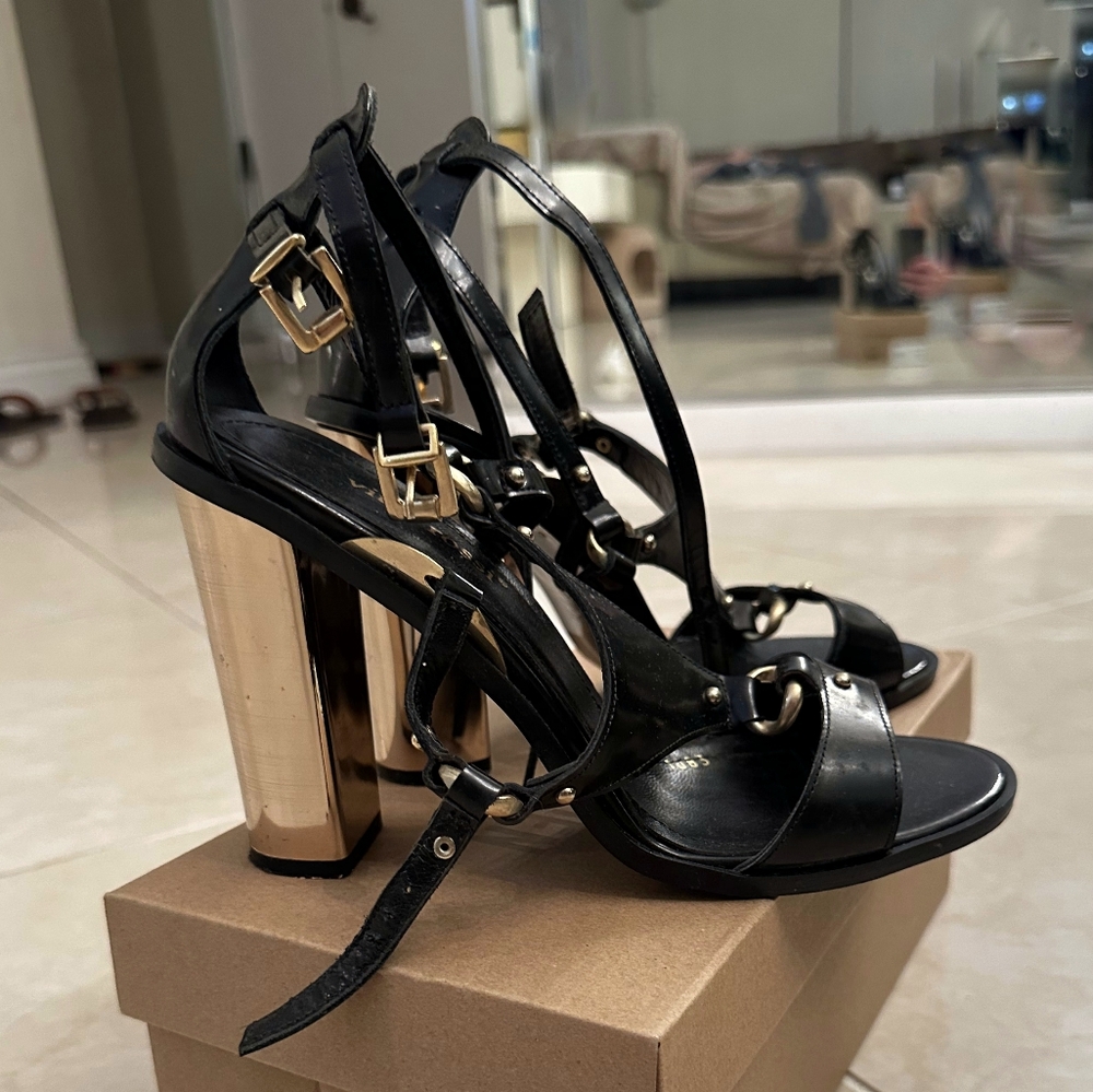 metal heels  sandals